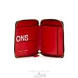 Comme Des Garcons CDG Huge Logo Wallet - SA2100HL Huge Logo Rot | 71624-OMND