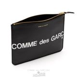 Comme Des Garcons CDG Huge Logo Wallet - SA5100HL Huge Logo Schwarz | 78164-LHFD