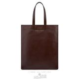 Comme Des Garcons CDG Klassische Tote Bag - SA9002 Classic Plain Braun | 06534-MBVN