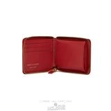 Comme Des Garcons CDG Klassische Wallet - SA7100 Colour Plain Rot | 90748-JDKR