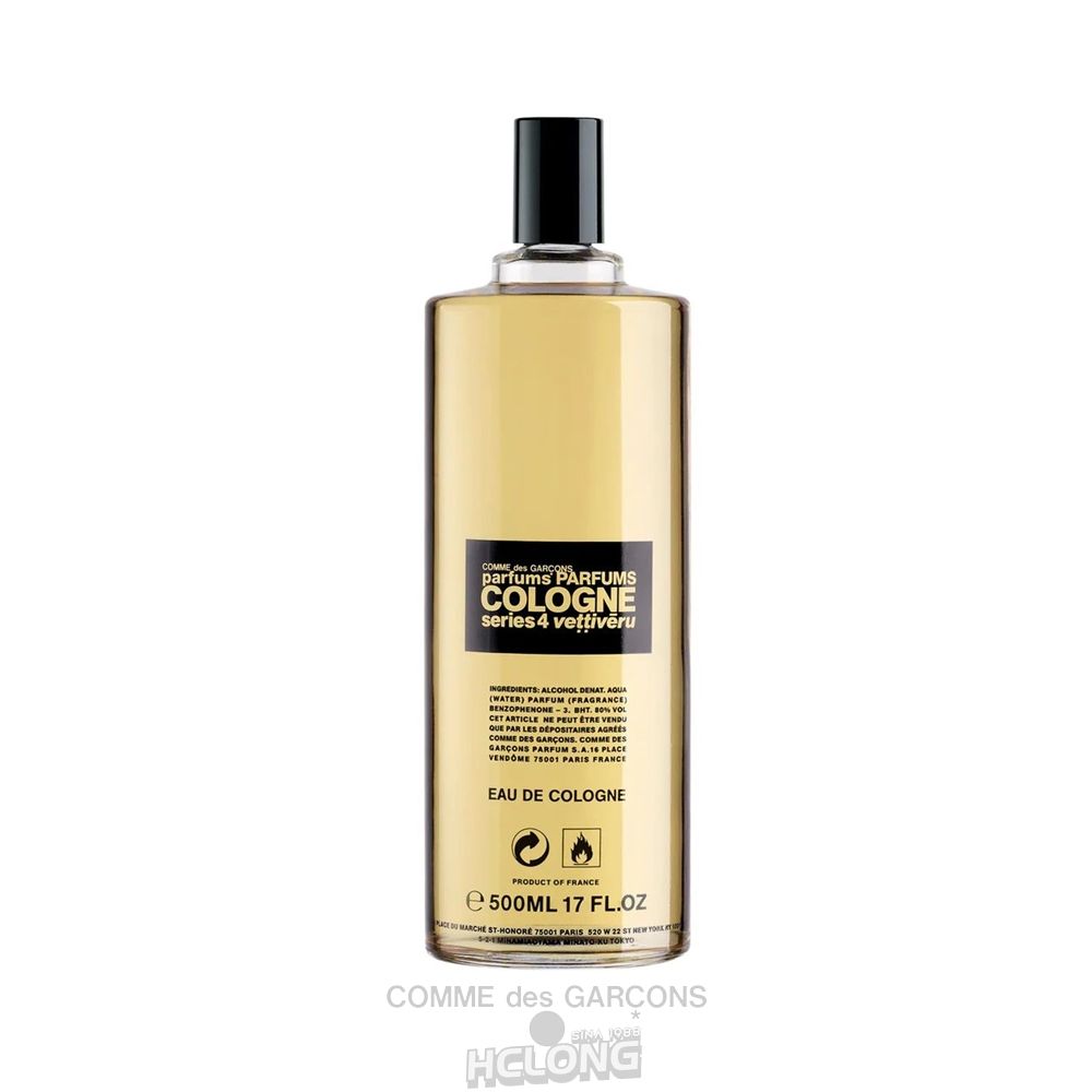 Lagerverkauf Outlet Comme Des Garcons CDG Parfum Cologne Series 4 Vettiveru Eau De Cologne 500ml CDG Parfum