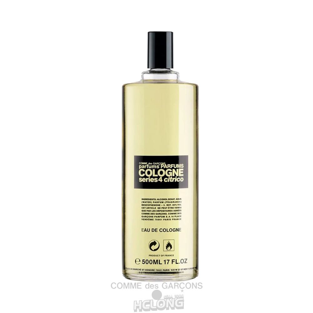 Comme Des Garcons CDG Parfum - Cologne Series 4: Citrico Eau de Cologne – (500ml) CDG Parfum | 84605-WJSP