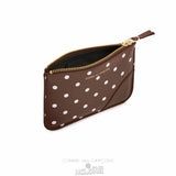 Comme Des Garcons CDG Polka Dot Wallet - SA8100PD Polka Dots Printed Braun | 98746-GOZY