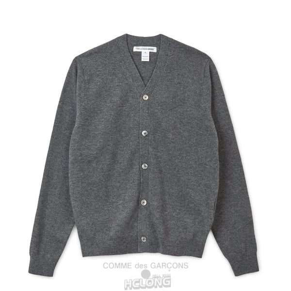 Comme Des Garcons CDG Shirt Forever / FZ-N105-PER-3 / Cardigan V-neck Strickwaren Grau | 40625-SXLJ