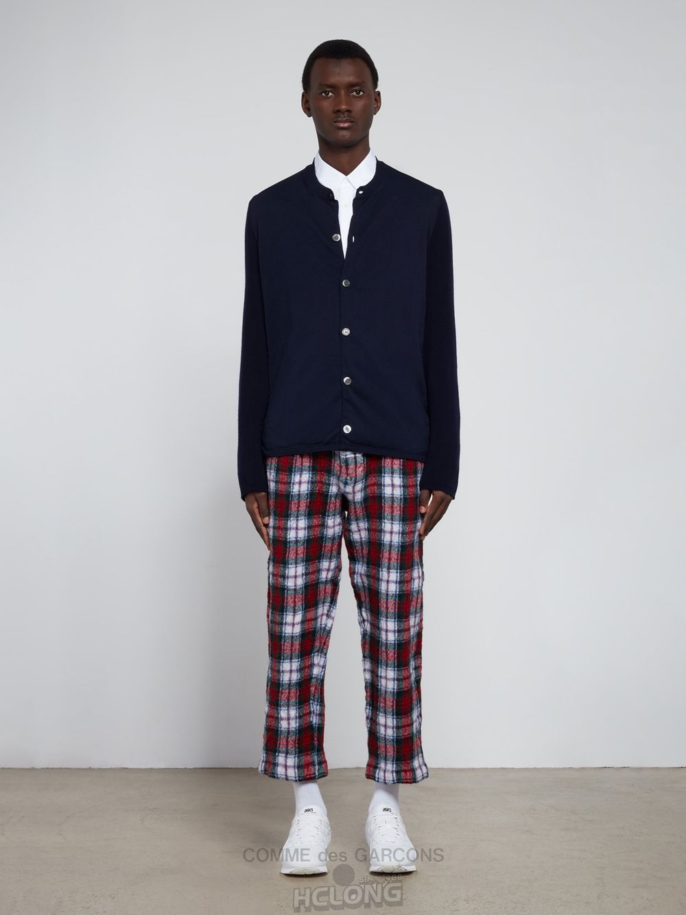 Comme Des Garcons CDG Shirt Forever - Klassische Fit Woven Baumwoll Shirt Oberteile Weiß | 41630-TQIU