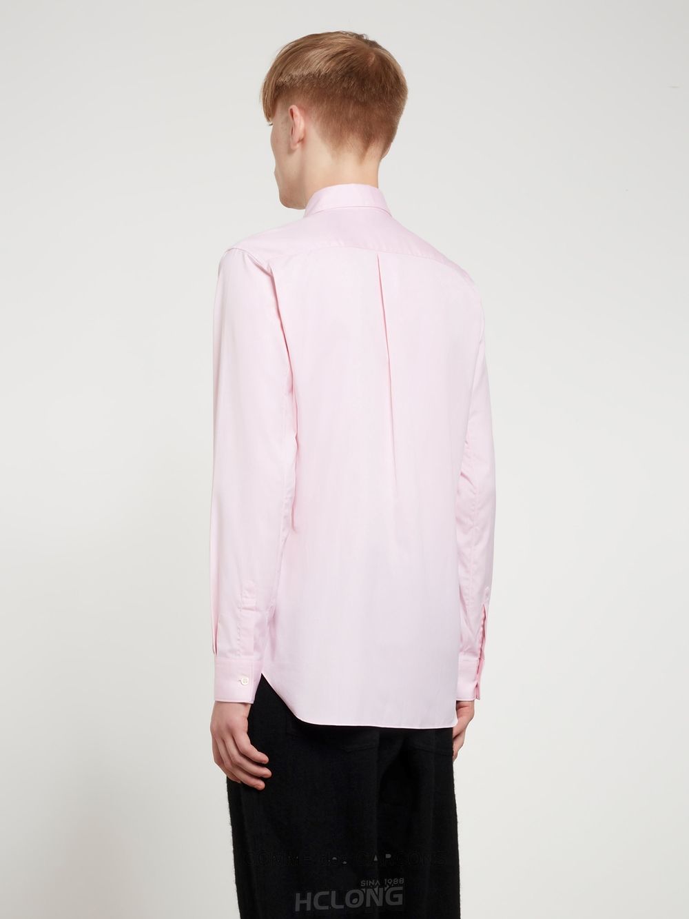 Comme Des Garcons CDG Shirt Forever - Slim Fit Button-Down Baumwoll Shirt Oberteile Rosa | 01739-FLYZ