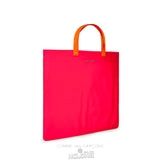 Comme Des Garcons CDG Super Fluo Tote Bag - SA9000SF Super Fluo Pink/Yellow | 01653-UDMS