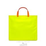 Comme Des Garcons CDG Super Fluo Tote Bag - SA9000SF Super Fluo Pink/Yellow | 01653-UDMS