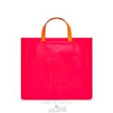 Comme Des Garcons CDG Super Fluo Tote Bag - SA9000SF Super Fluo Pink/Yellow | 01653-UDMS