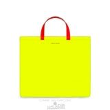 Comme Des Garcons CDG Super Fluo Tote Bag - SA9000SF Super Fluo Yellow/Orange | 59870-PYMT
