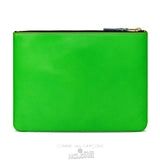 Comme Des Garcons CDG Super Fluo Wallet - SA5100SF Super Fluo Green/Orange | 25798-RHWV