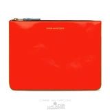 Comme Des Garcons CDG Super Fluo Wallet - SA5100SF Super Fluo Green/Orange | 25798-RHWV