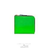 Comme Des Garcons CDG Super Fluo Wallet - SA3100SF Super Fluo Green/Orange | 32679-PWAV