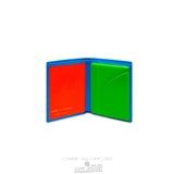 Comme Des Garcons CDG Super Fluo Wallet - SA0641SF Super Fluo Blue/Green | 48123-WNQE