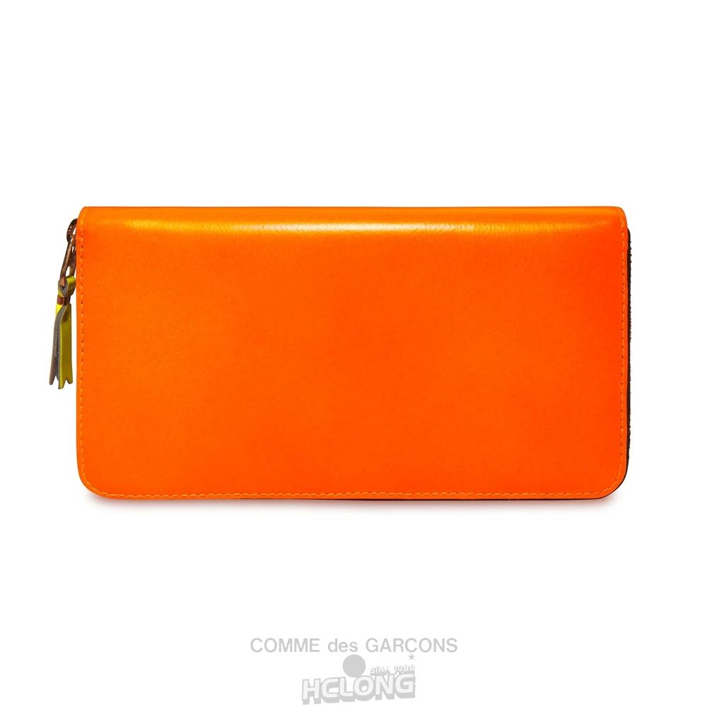 Comme Des Garcons CDG Super Fluo Wallet - SA0110SF Super Fluo Hellorange | 72389-KOJN