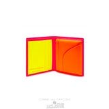 Comme Des Garcons CDG Super Fluo Wallet - SA0641SF Super Fluo Pink/Yellow | 72958-VMHU