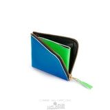 Comme Des Garcons CDG Super Fluo Wallet - SA3100SF Super Fluo Orange/Blue | 90745-QGDS