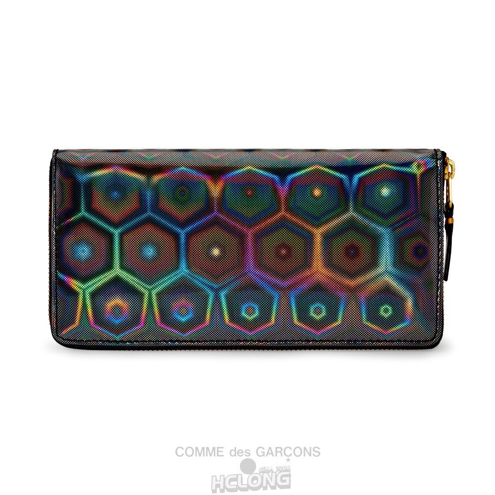 Comme Des Garcons CDG Wallet - Black Rainbow Wallet - SA011BR Black Rainbow Schwarz | 75809-YZNH