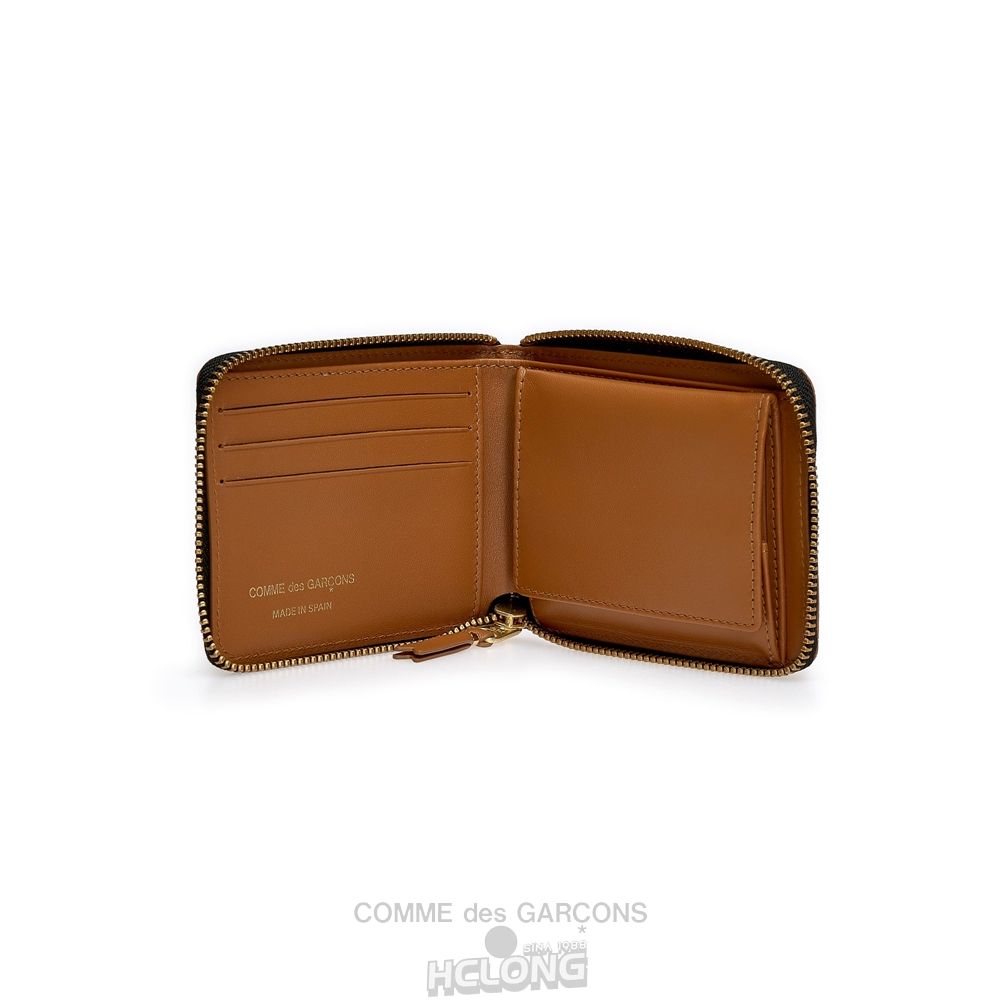 Comme Des Garcons CDG Wallet - Brick Full Zip Around Wallet - SA7100BK Brick Beige | 19536-EIJG
