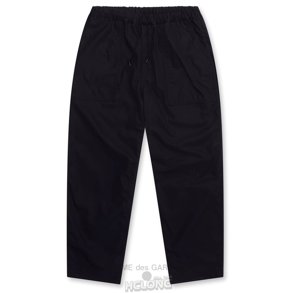 Comme Des Garcons Homme - Baumwoll Gabardine Pants Hose Navy | 21760-QYVD