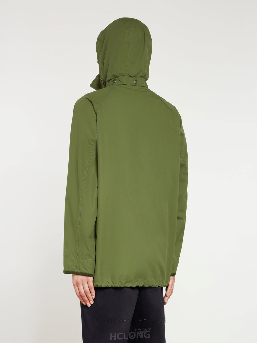 Comme Des Garcons Homme - Baumwoll Nylon Parka Oberbekleidung Khaki | 43571-QFVB
