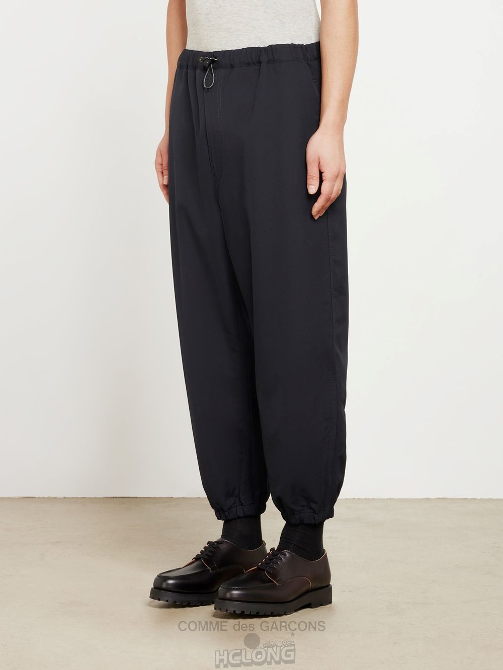 Comme Des Garcons Homme - Wolle Mohair Pants Hose Navy | 23756-PLOQ