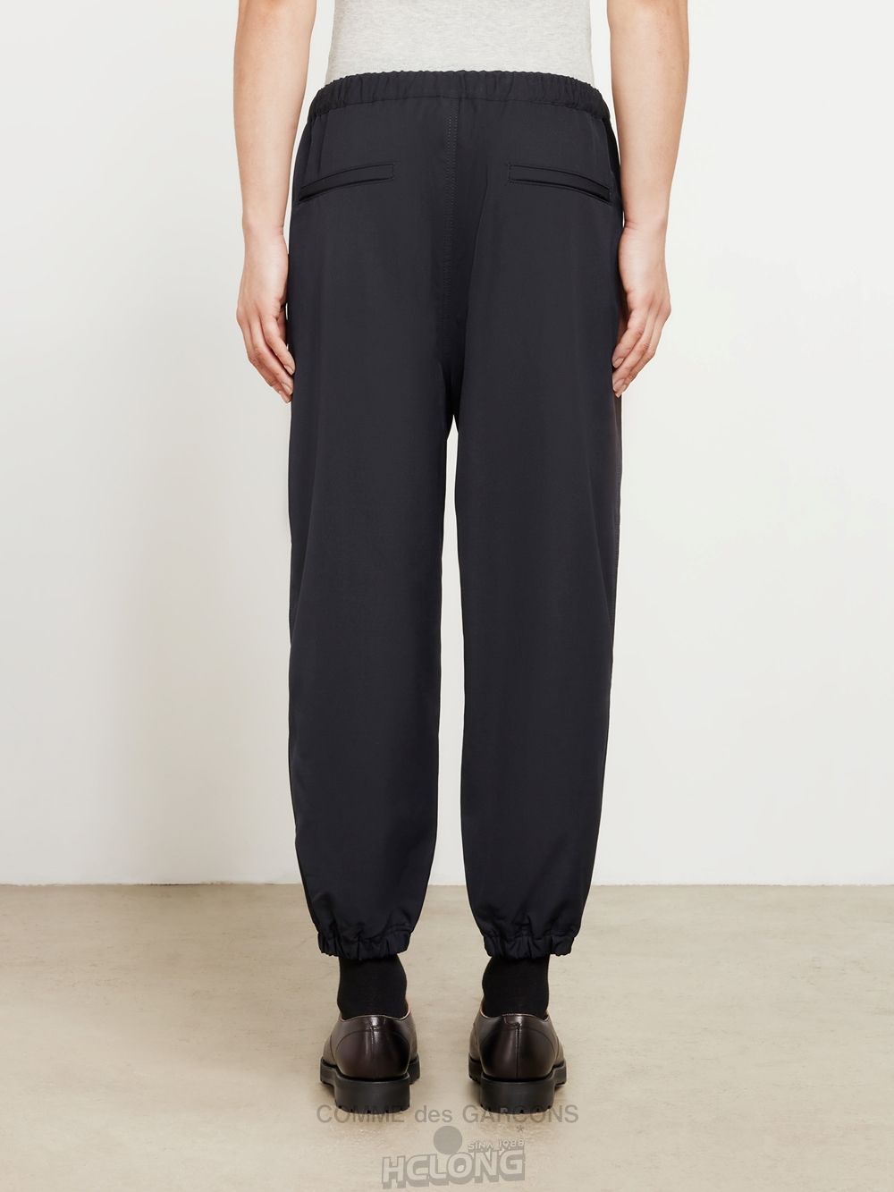 Comme Des Garcons Homme - Wolle Mohair Pants Hose Navy | 23756-PLOQ