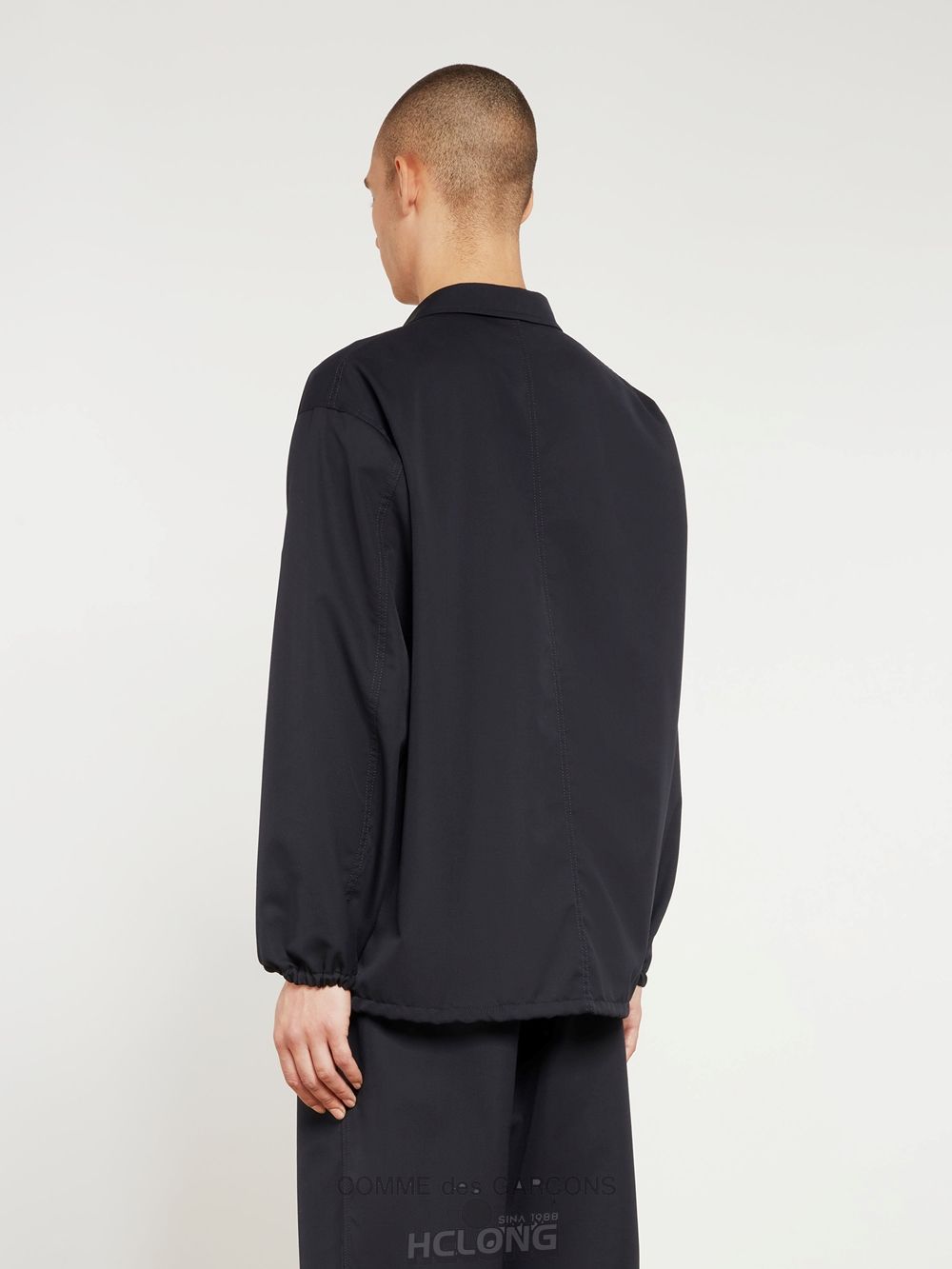 Comme Des Garcons Homme - Wolle Mohair Twill Jacket Oberbekleidung Navy | 18723-KOWJ