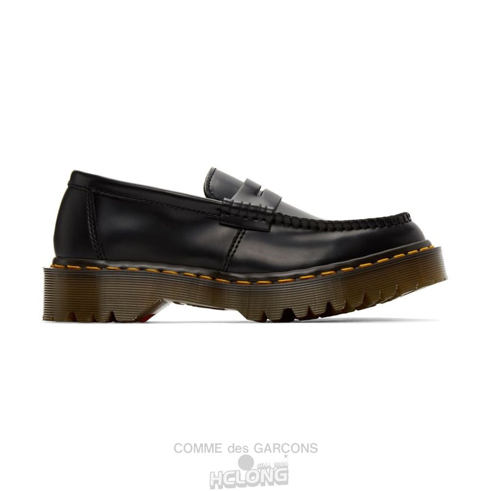 Comme Des Garcons TEIBAN KICHU CDG CDG x Dr Martens Penton Bex Loafer CDG x Dr. Martens Schwarz | 37698-KEFM