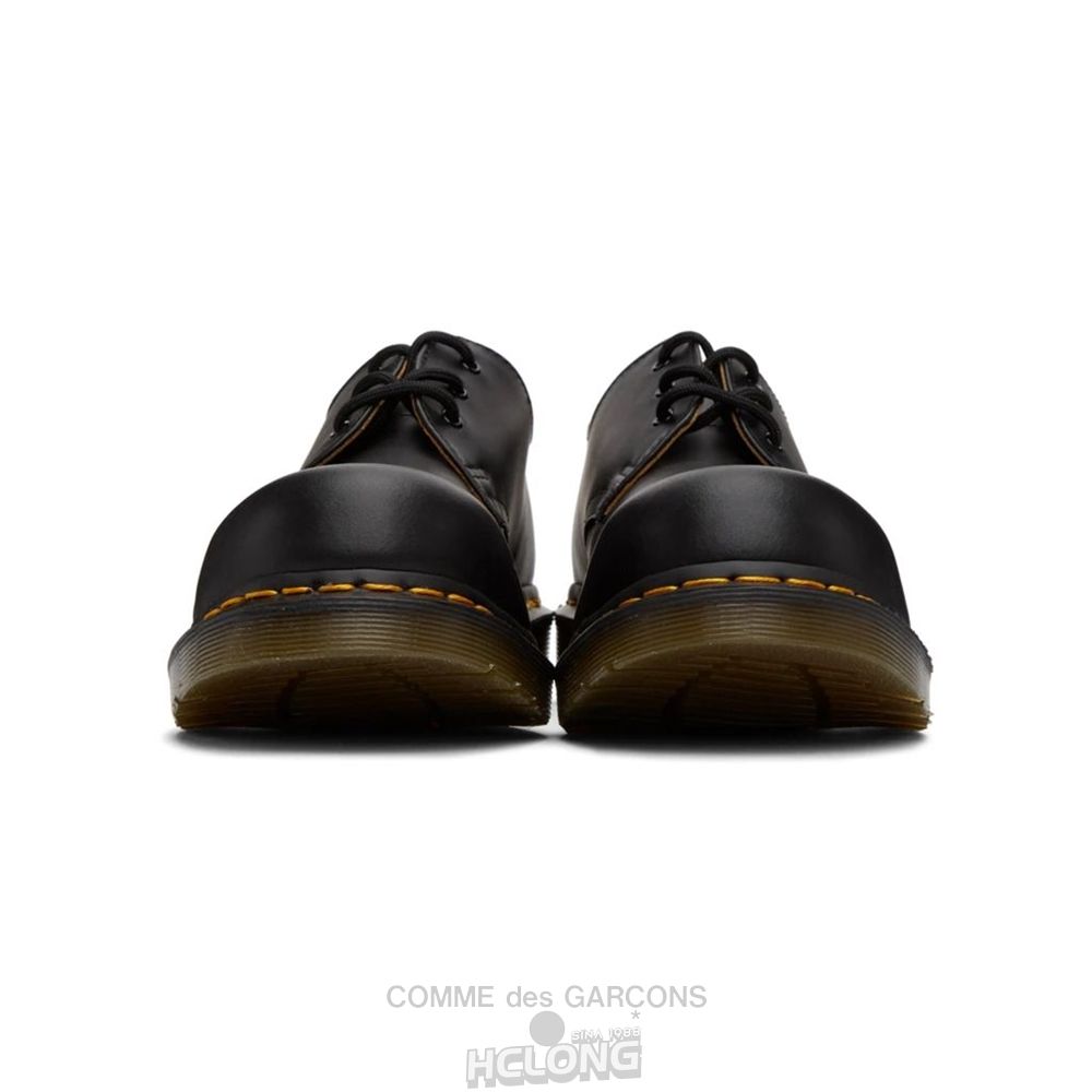 Comme Des Garcons TEIBAN KICHU (HOMME DEUX) HDTB x Dr Martens Steel Kappe 3 hole DEK101 CDG x Dr. Martens Schwarz | 46253-TIPJ