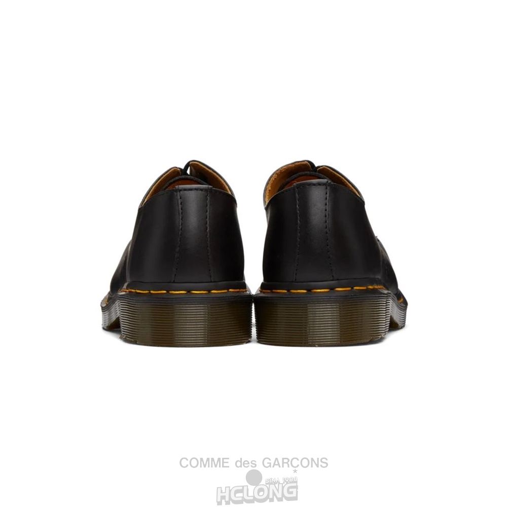 Comme Des Garcons TEIBAN KICHU (HOMME DEUX) HDTB x Dr Martens Steel Kappe 3 hole DEK101 CDG x Dr. Martens Schwarz | 46253-TIPJ